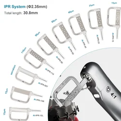 AI-IPR-SET Dental Orthodontic Handpiece Saw Blades for Green/Blue Rings Interproximal Stripping Low Speed Handpiece 9 pcs/set