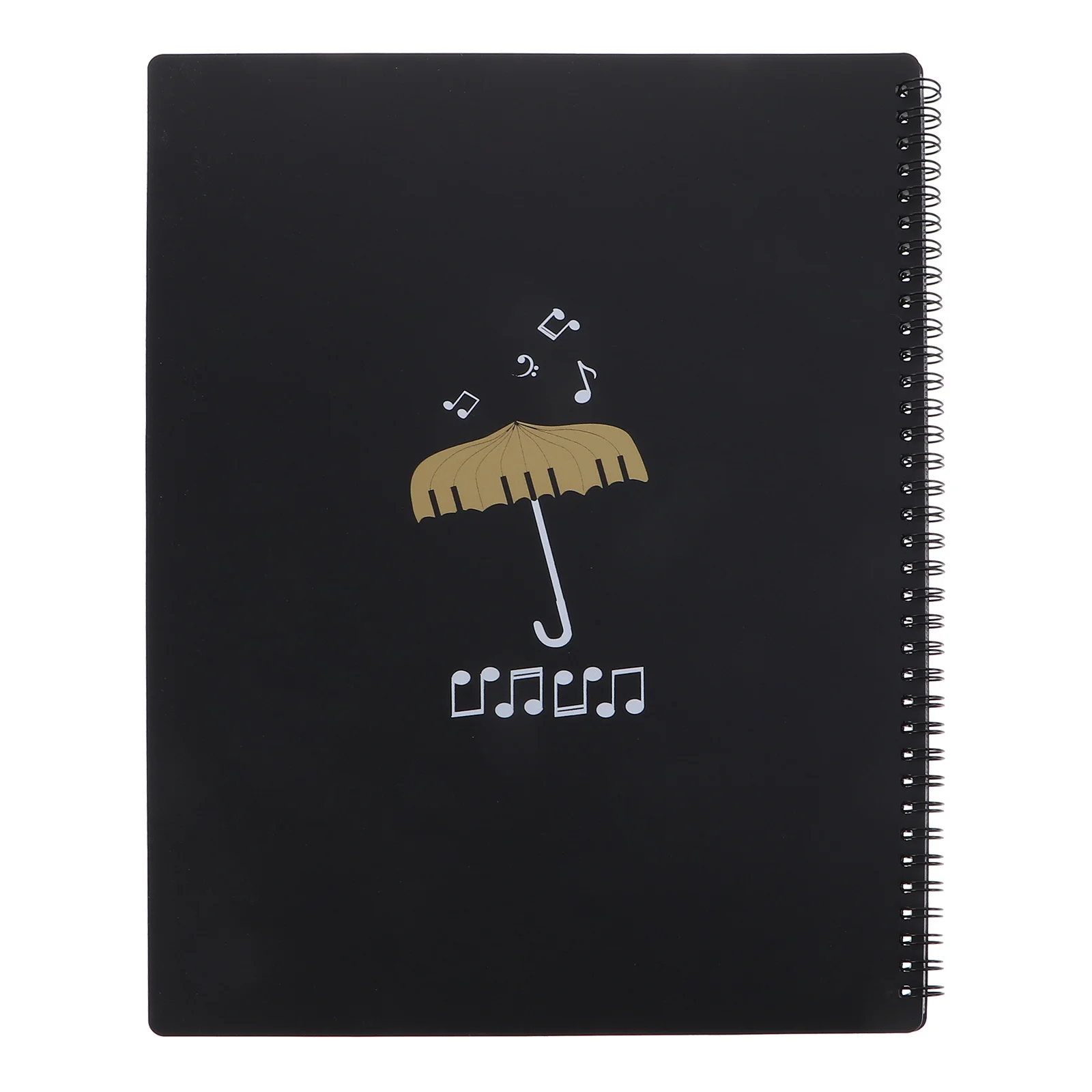

A4 Music Folder File Storage Waterproof Sheet Music Holder Portable Document Organizer For Guitar Accessories Loose Ring
