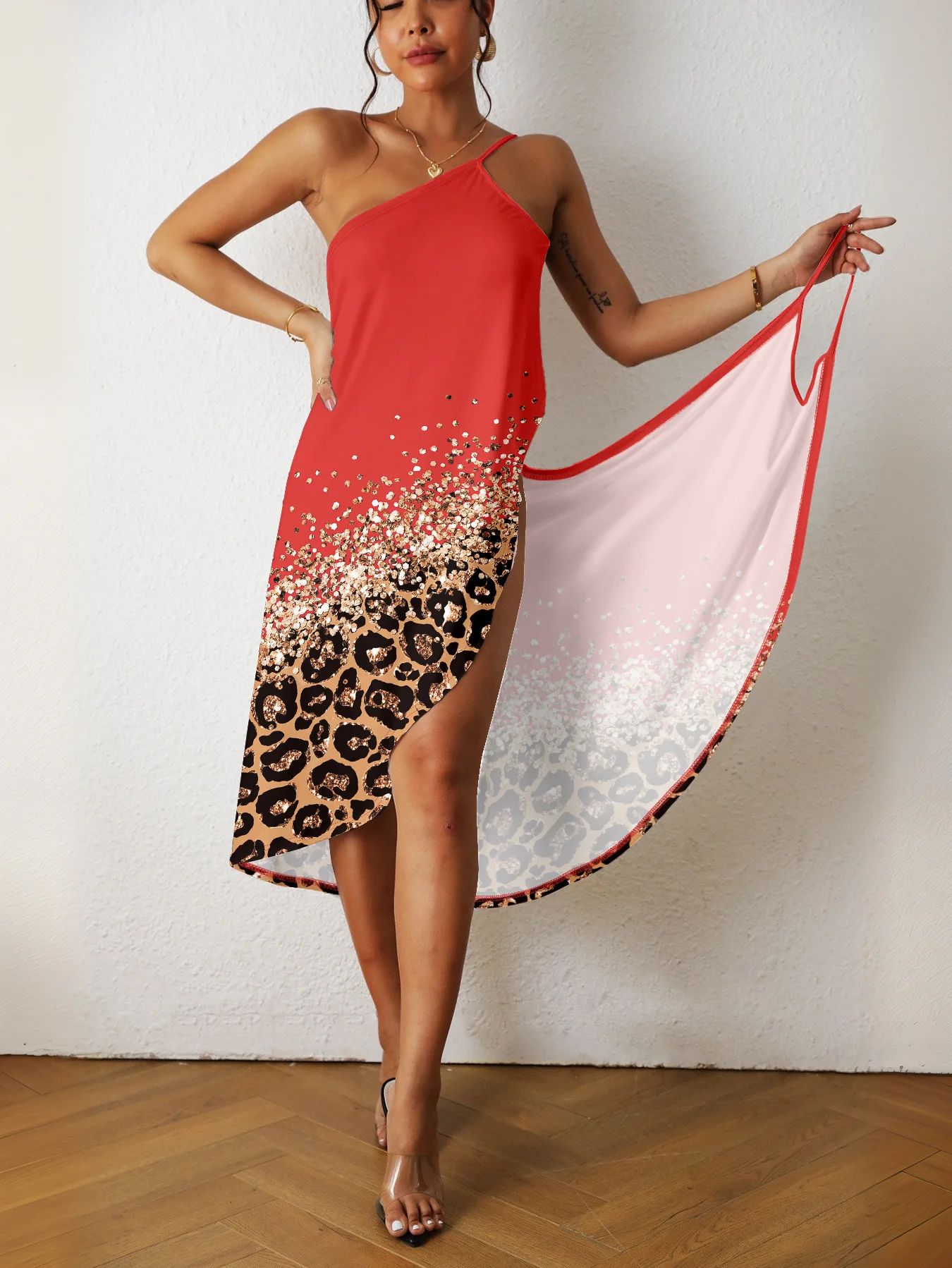 Europa und die USA 2026 Neuer tragbarer, sexy Strandrock, schnell trocknender, sandabweisender Rock, 13 Farben, 5 Yards, Trägerkleid – Detail 2
