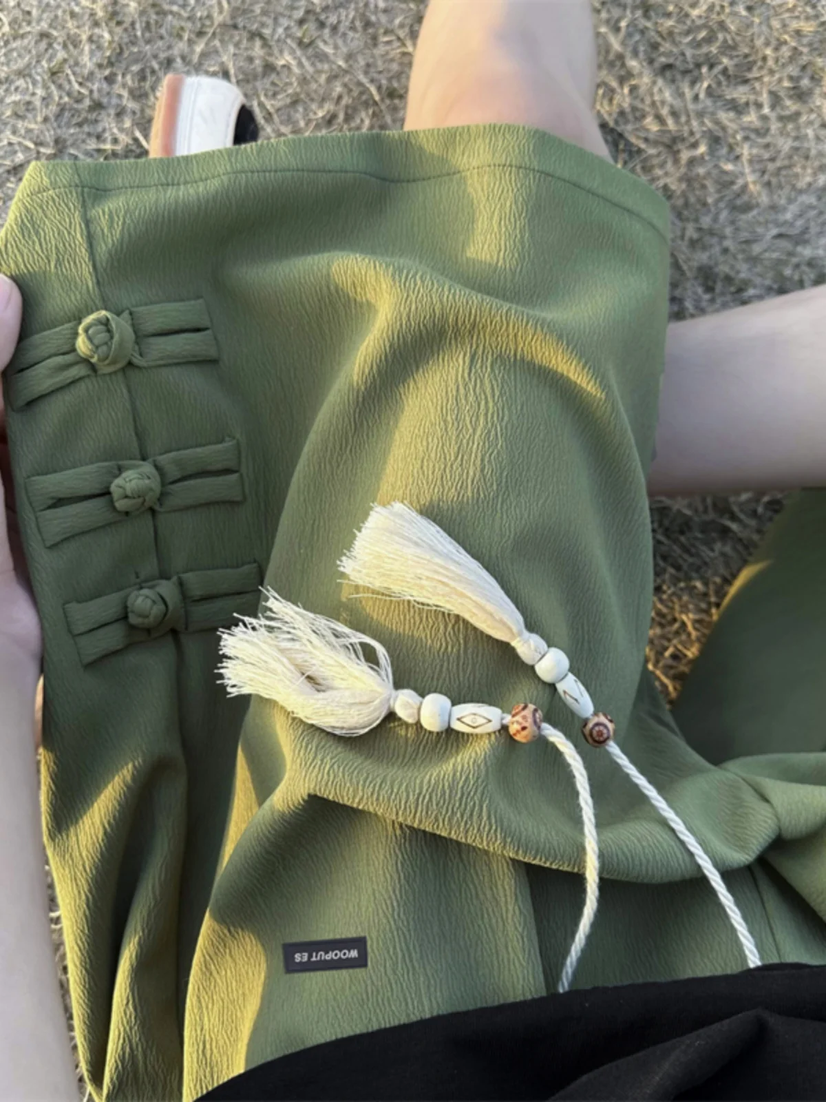 

Мужские летние брюки в стиле милитари с текстурой, модные, новые, китайского производства, на пуговицах, прямого кроя, в стиле High Street