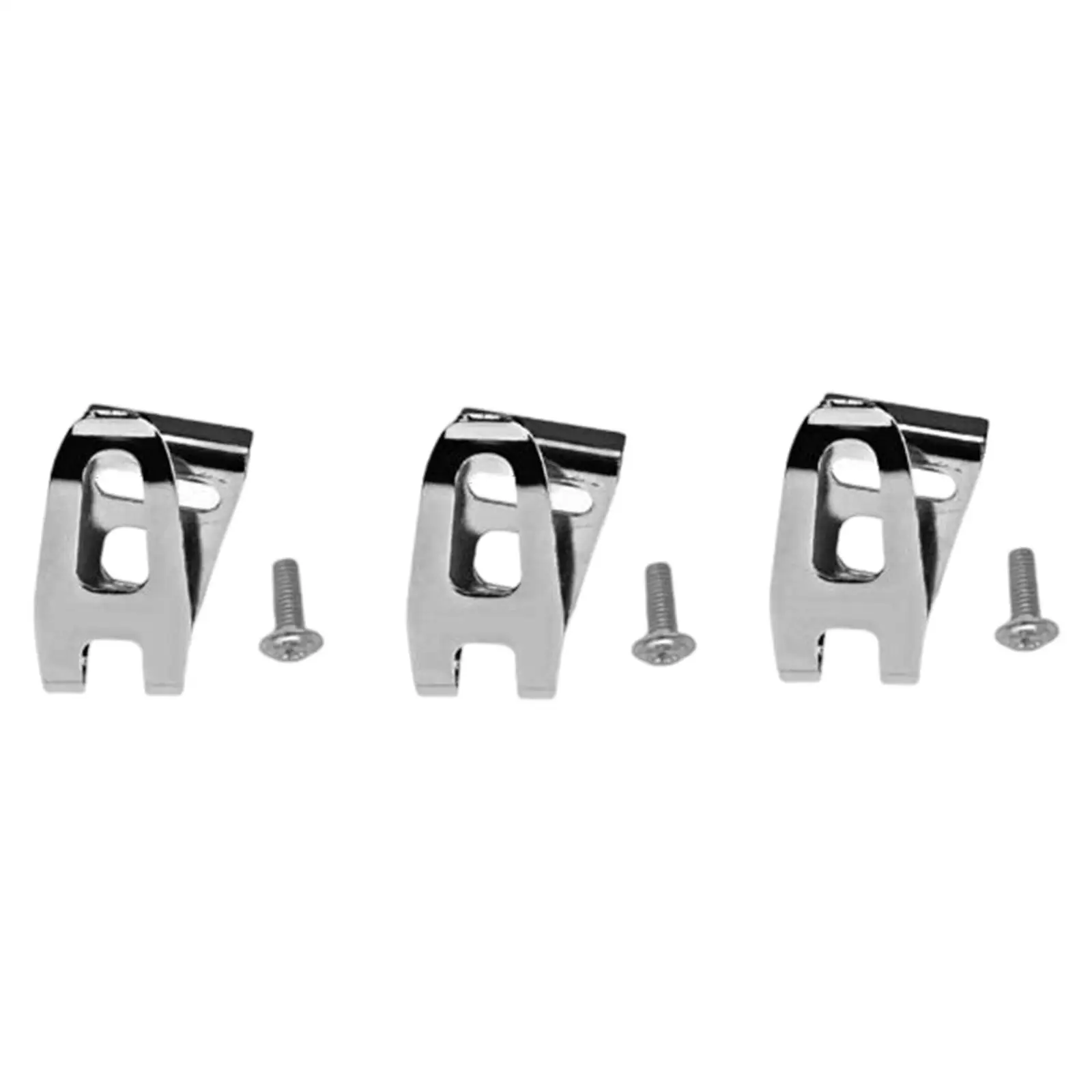 3Pcs Waist Buckle Clips Metal Easy to Install Replacement DIY Accessories Belt Buckle for