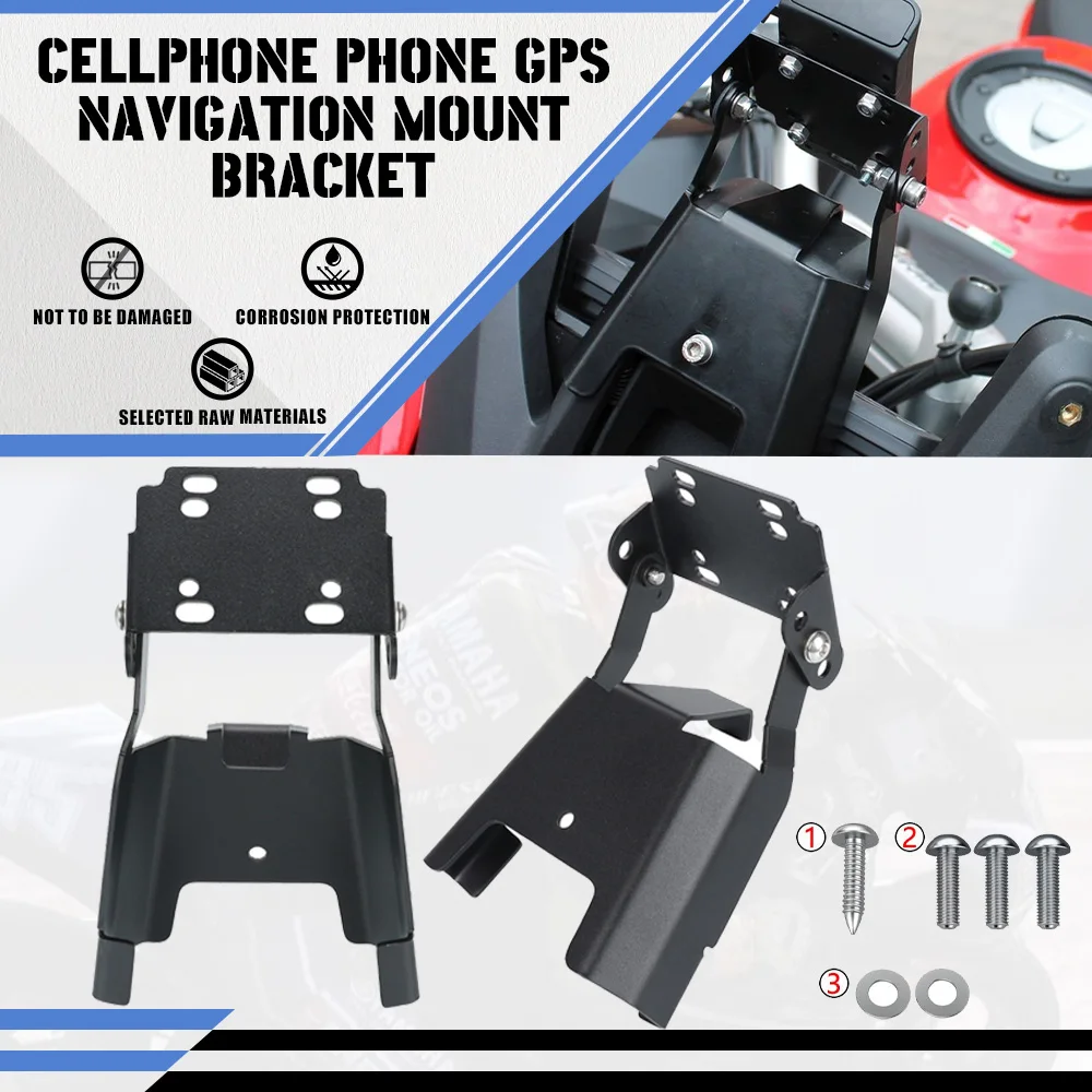 

For Ducati Multistrada Phone Holder Windshied Mount 1200 Enduro 950 950S 1260 1260GT Navigation Bracket GPS Smartphone Holder