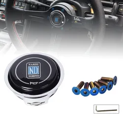Universal ND Horn Cover Metal + Plastic Modified Car Horn Button Racing Car Steering Wheel Horn Cover