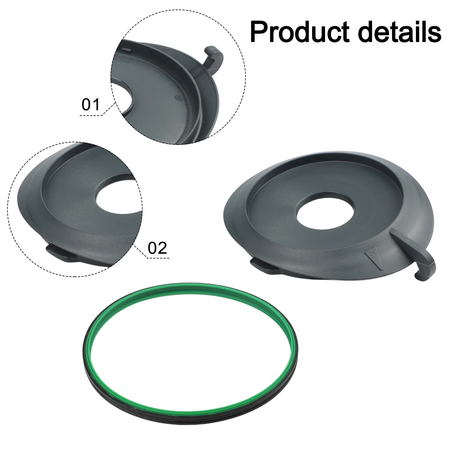 For Thermomix For TM31 Compatible Pot Lid and Sealing Ring Made of Nylon and Silicone for Reliable Performance