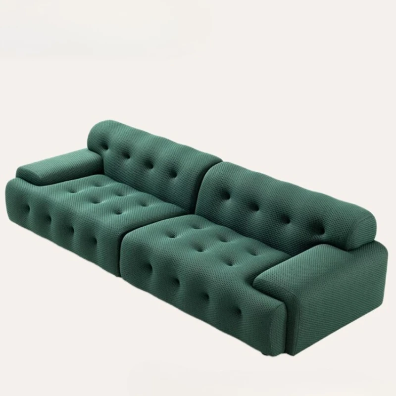 

Bloger Italian minimalist sofa size apartment living room straight row freehand space Internet celebrity Rochburg fabric sofa