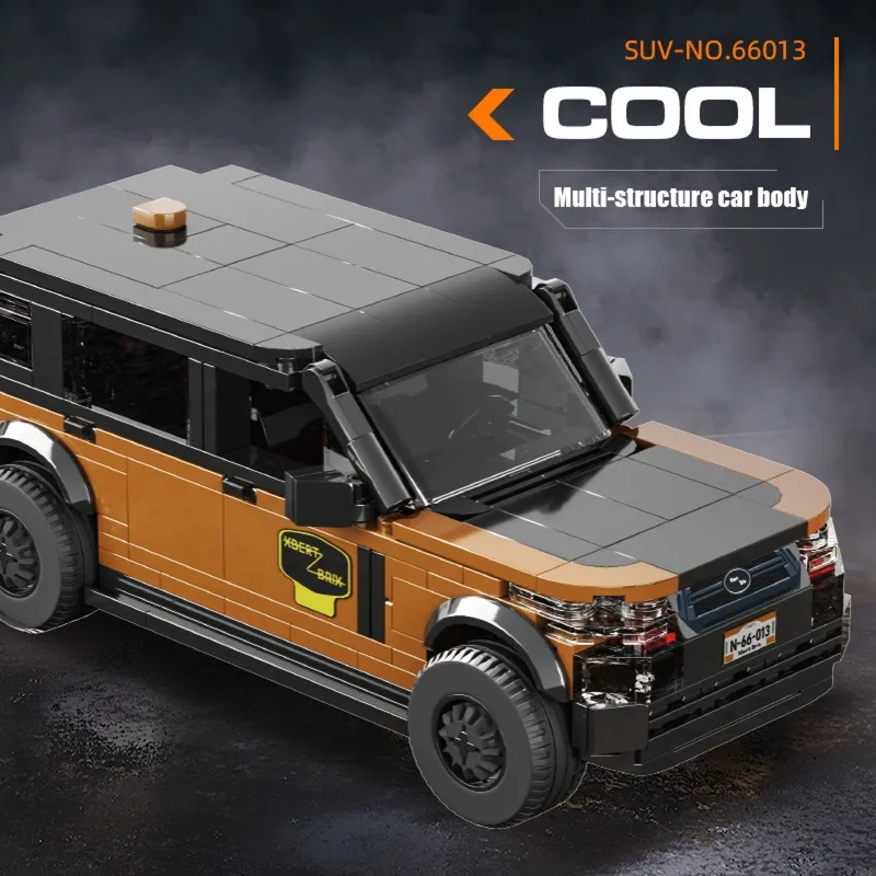 MOC City Off-Road SUV Voertuig 398PCS Bouwstenen DIY Model Car Kit Collector's Display Educatief STEM Speelgoed Vakantiecadeau