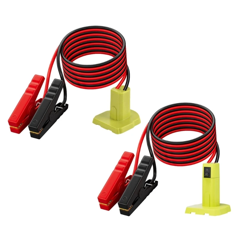 

02DE Emergency Car Battery Boosters Cable Overload Battery Jump Starter Instantly Power Restoration Tool