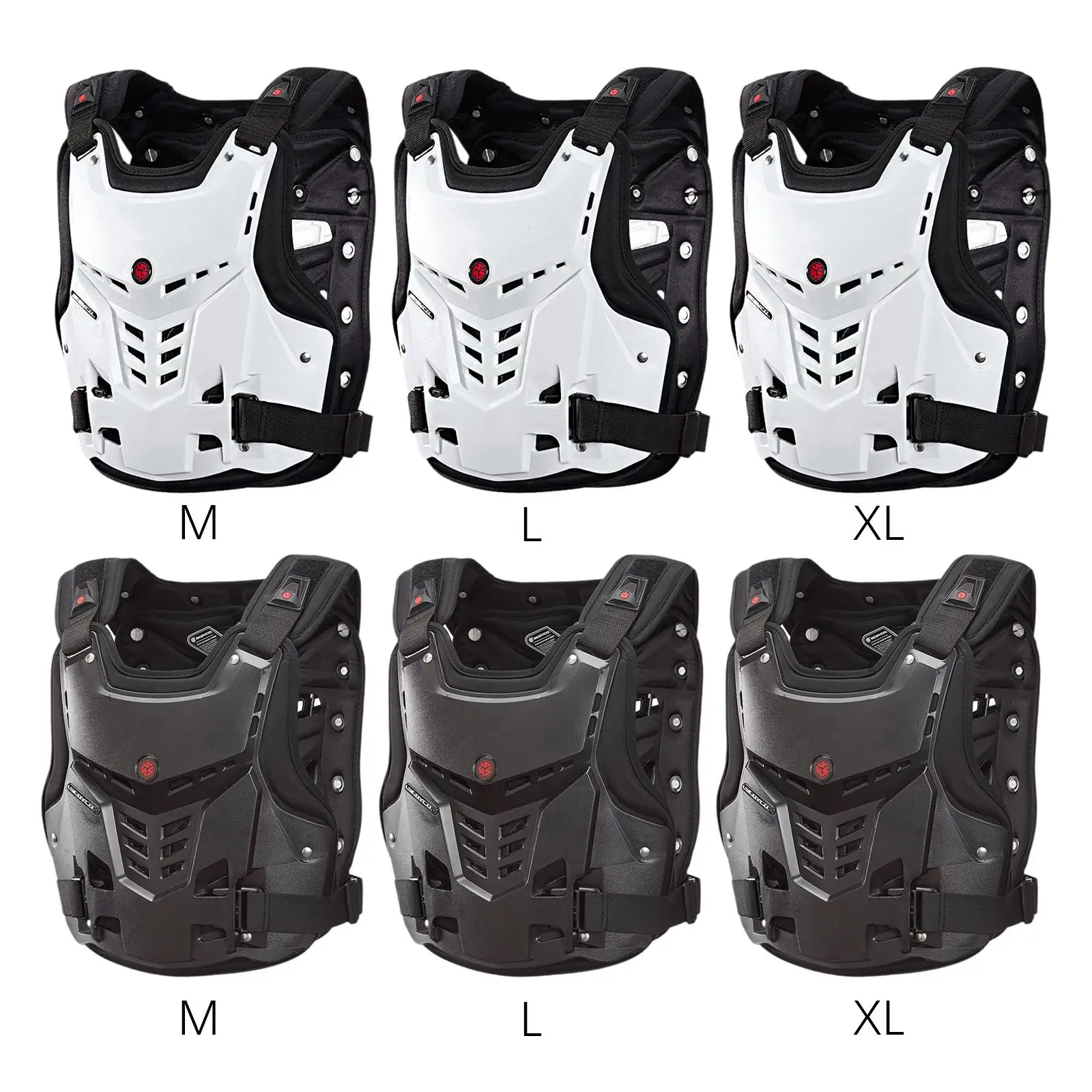 

Motocross Chest Protector Motorcycle Chest Back Protector, Breathable Protective