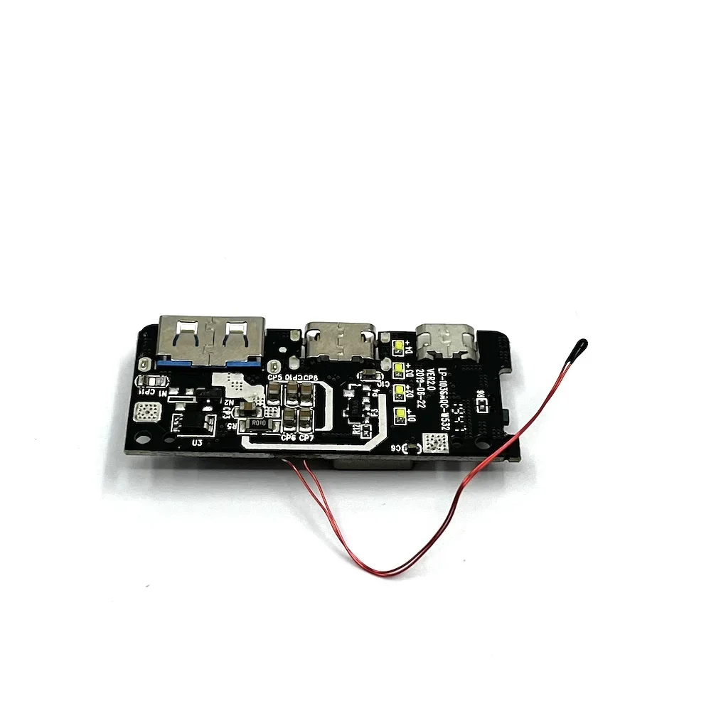 Max 18W DC5V-12V USB Type-c QC 3.0 Quick Charging Circuit Board Fast Charger Module for 3.7V 18650 Li-ion Battery DIY Power Bank