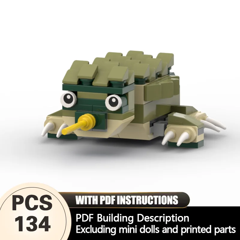 

Creators Animal Series Model MOC Building Bricks Long Tongue Echidna Modular Technology Gifts Holiday Assemble Children Toy Suit