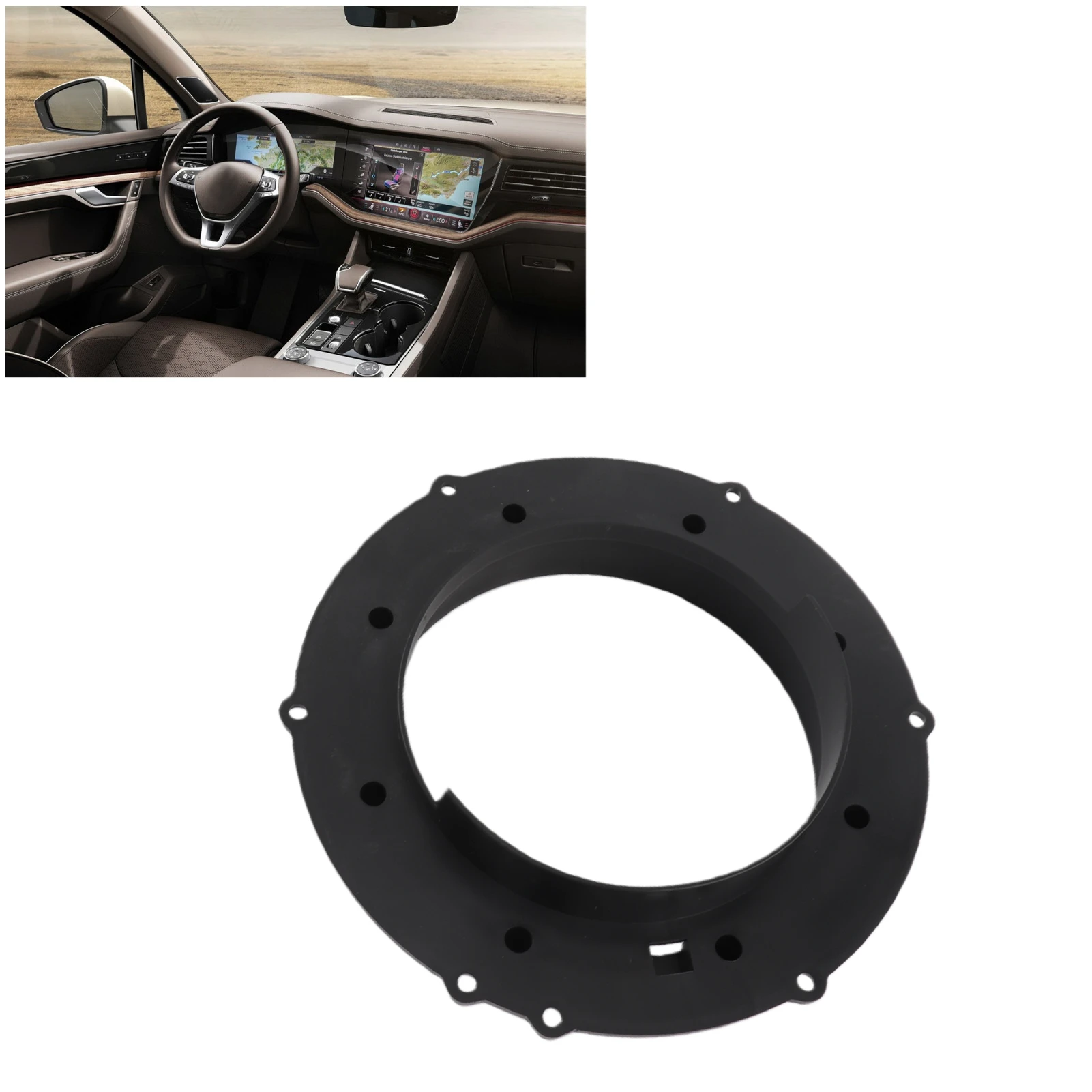 2Pcs Car Door Audio Speaker Adapter Spacer Rings Mounting Bracket Replacement for  Superb Car Audio Accessories