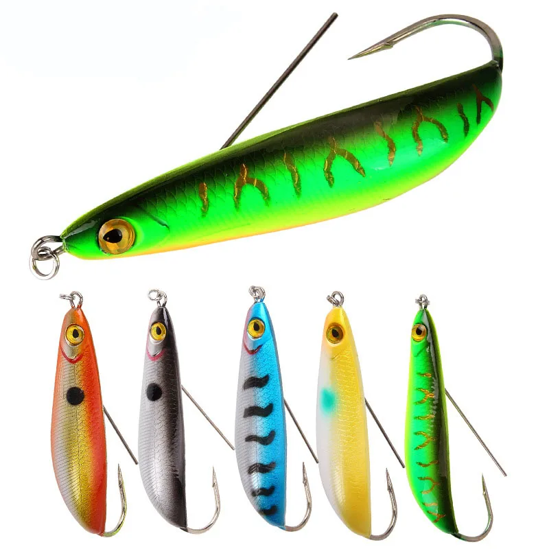 

1Pcs 19.9g Fishing Spoon Lures Weedless Spoons Hard Bait for Bass Tourt Northern Pike