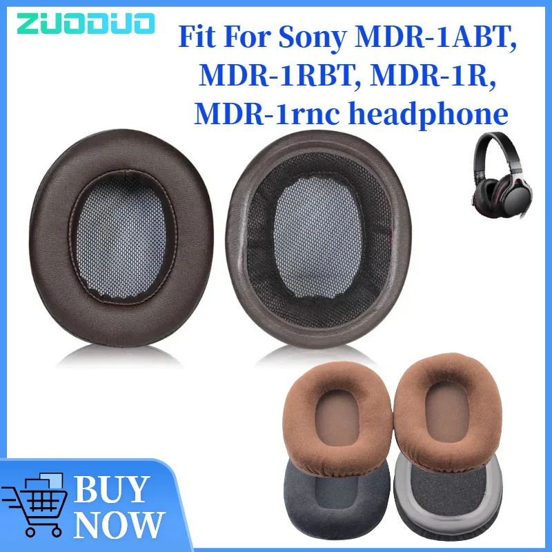 

ZUODUO Soft Foam Protein Leather Headphone Earpads Ear Pads For Sony MDR-1ABT,MDR-1RBT,MDR-1R,MDR-1rnc Headset Earmuff Earphone