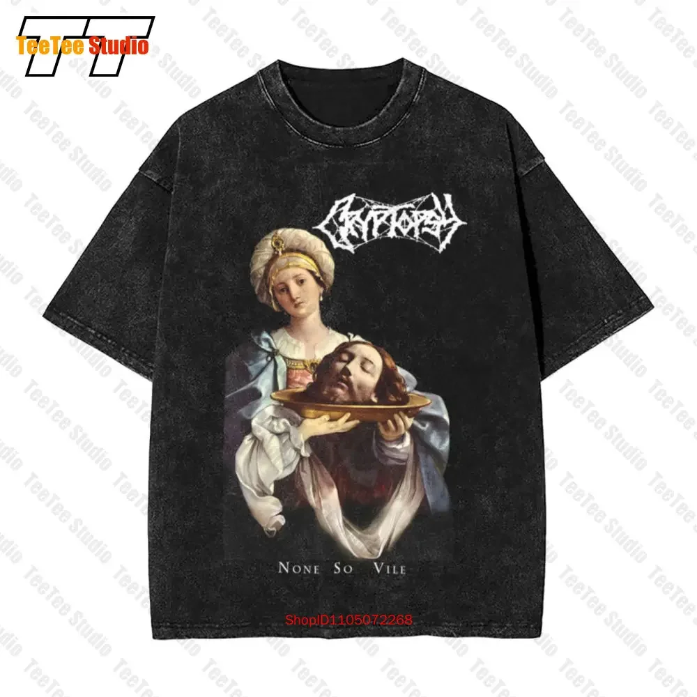 Cryptopsy None So Vile Vintage Oversized T-Shirt Death Metal Suffocation Dying Fetus R4WK