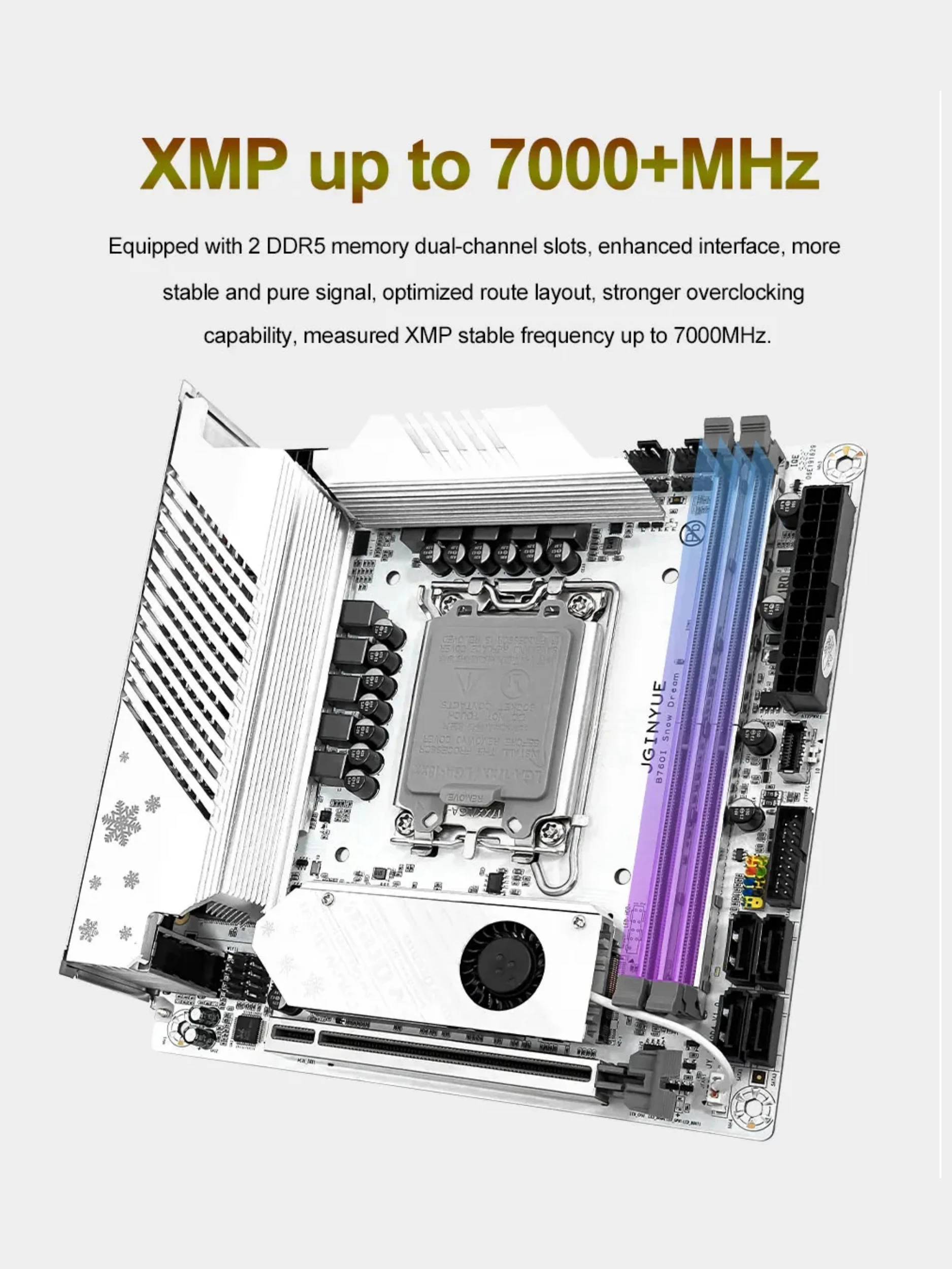 JGINYUE B760i ddr5 mini itx or - Ddr5 64Gb avis et prix