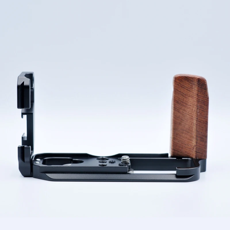 ที่ยึดแผ่นรูปทรงออกได้อย่างรวดเร็วพร้อมด้ามจับไม้ป้องกันมือจับ QR บอร์ดสำหรับกล้อง X-A7ฟูจิ