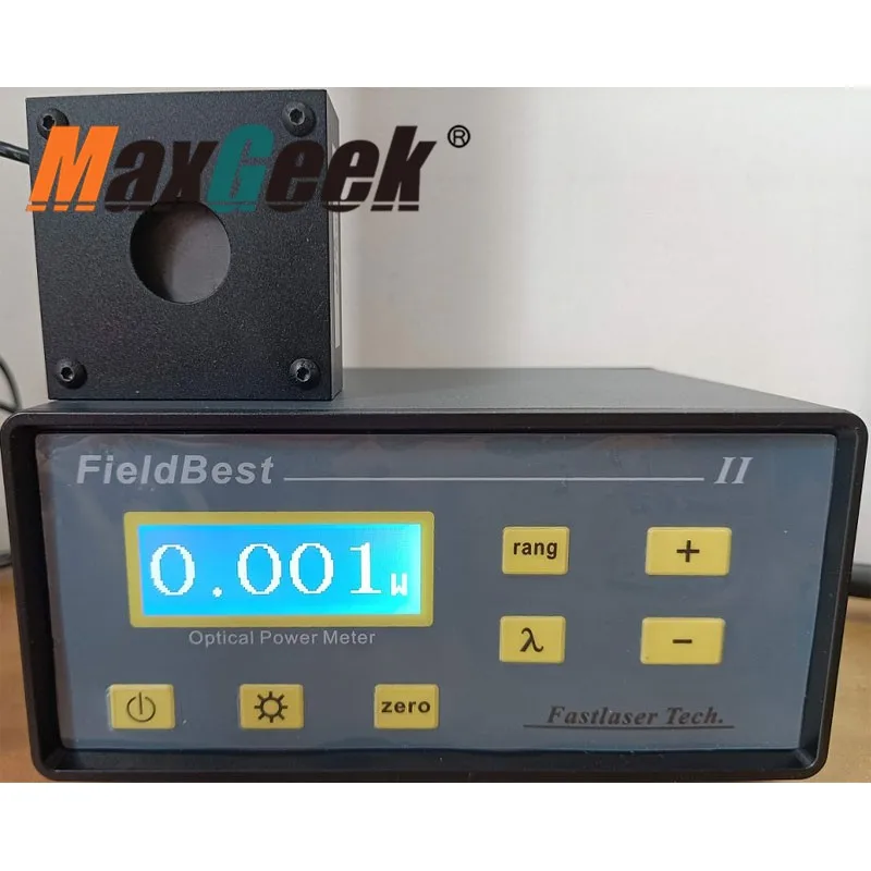 Maxgeek FieldBest 6W Optical Power Meter Laser Power Meter w/ 1mW Measurement Accuracy High Damage Threshold