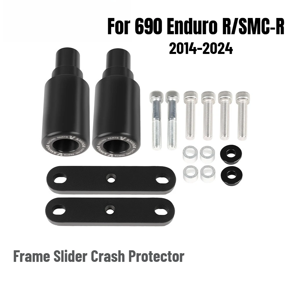 For 690 Enduro R/SMC-R 2014-2024 Frame Slider Crash Protector  Motorcycle Engine Crash Bobbin Pad & Fairing Guard Accessory
