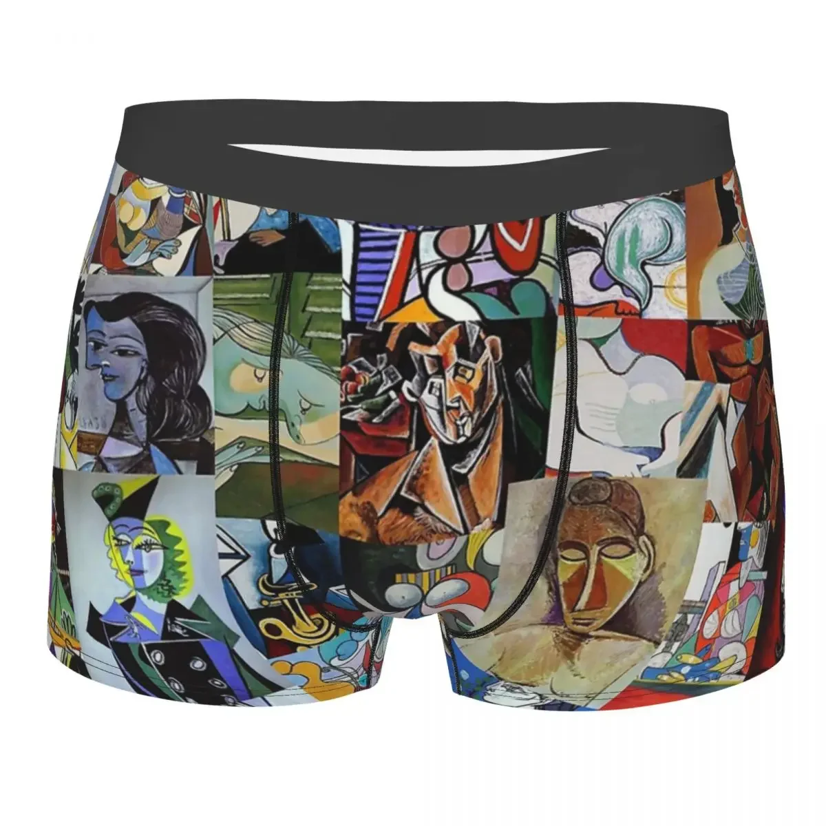 Man Pablo Picasso Underwear Surrealism Art Humor Boxer Briefs Shorts Panties Male Soft Underpants