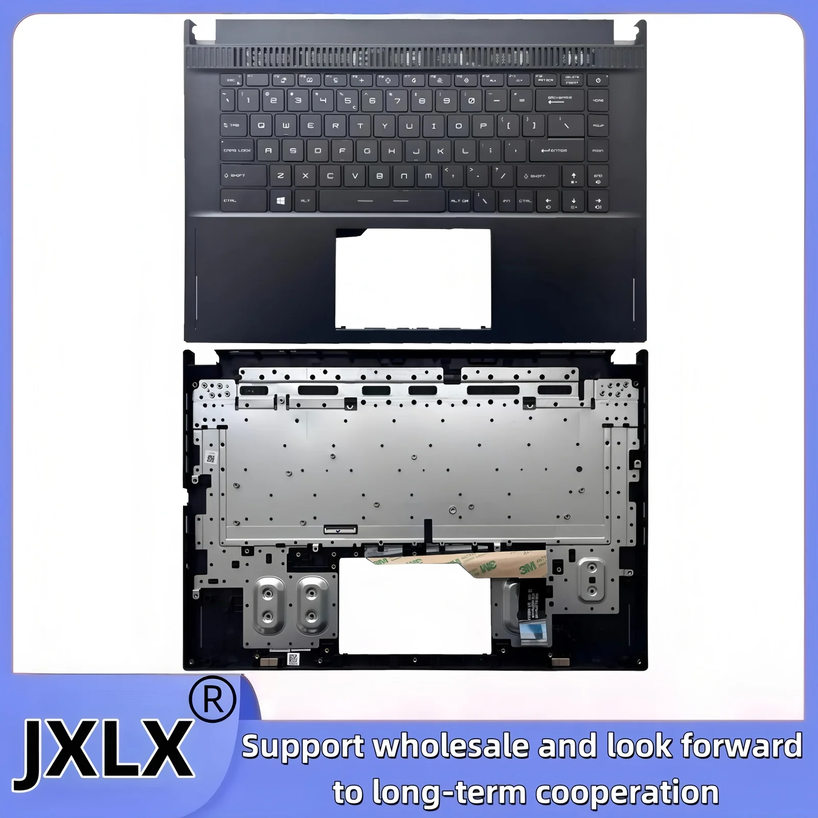 New For JXLX® GS67 Stealth 15 A13VF MS-16V6 Laptop Upper Case Palmrest Cover /Palmrest with keyboard3076V6C212