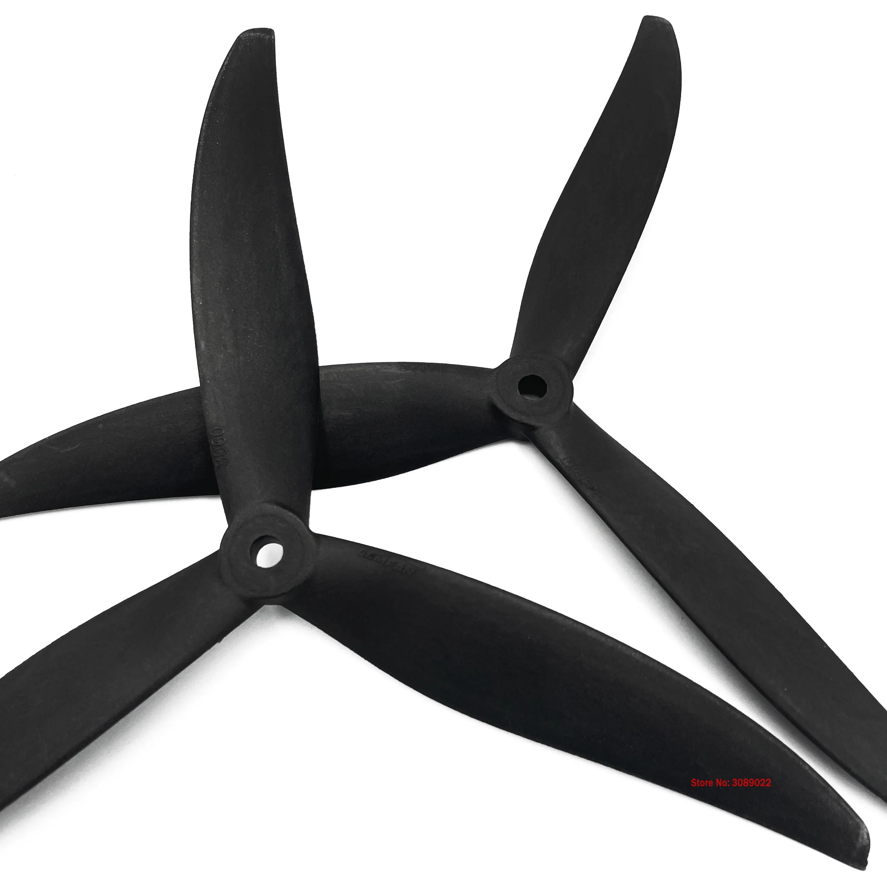 Gemfan Cinelifter 8060 8X6X3 3-Blade Black Glass Fiber Nylon Propeller For FPV 8inch Cinelifter RC Multirotor DIY Parts