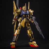 Hg 1/144 Electroplating Reborn Hyaku Shiki Mech Assembly Model Kit Action Figures Children'S Toys Decoration Collectible Gifts