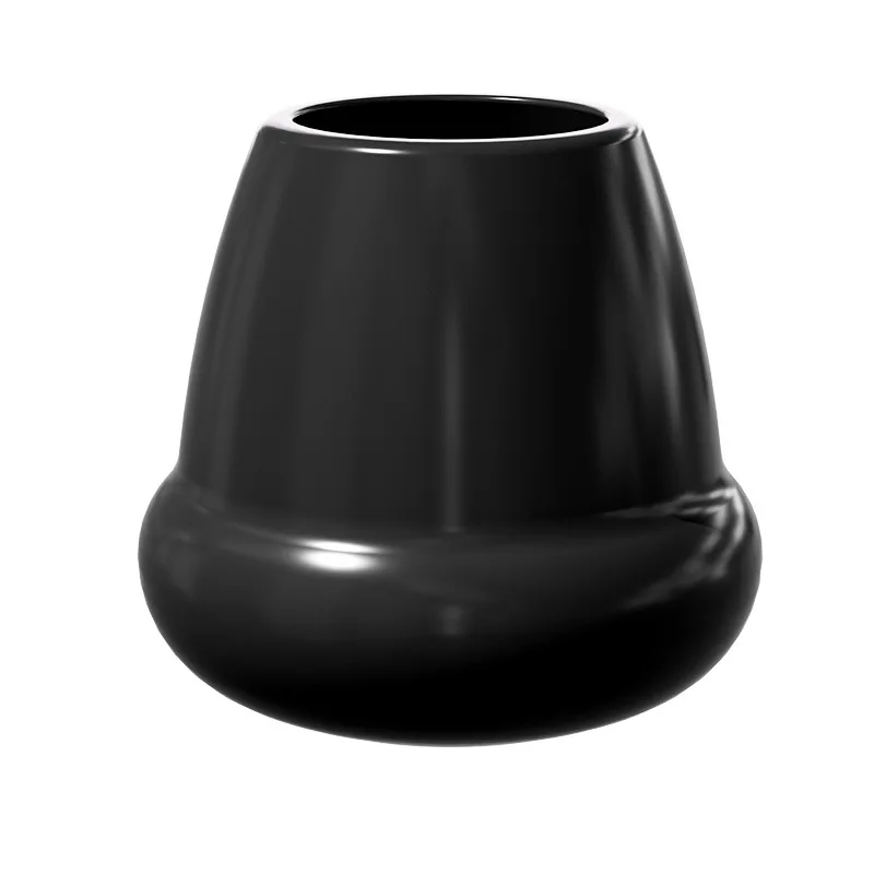 4 قطعة حامي أرضية الساق للكرسي الأسود غطاء للقدم من السيليكون لطاولة الأثاث حامي القدمين يحمي الأرضيات الصلبة من الخدوش