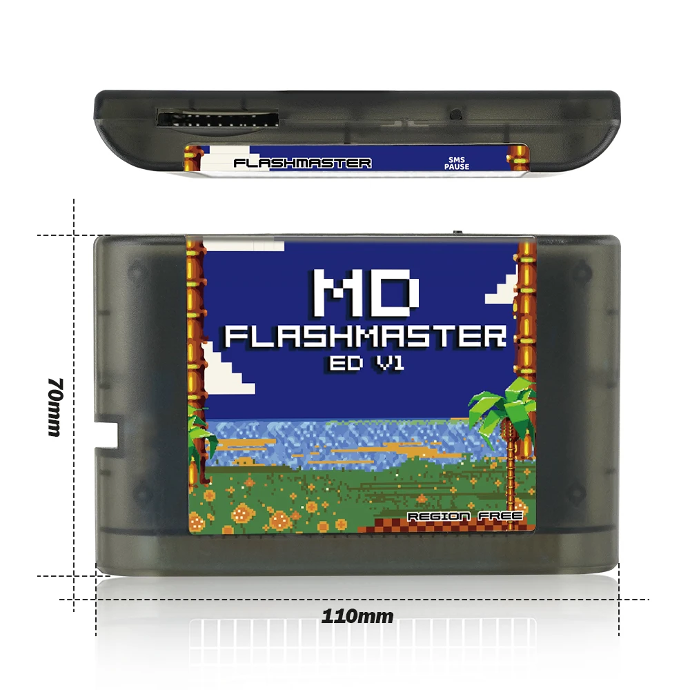 Kaseta z grą 4000 w 1 V1 z kartą SD Mirco 8 GB do konsoli do gier SEGA Genesis Mega Drive MD Flash Card