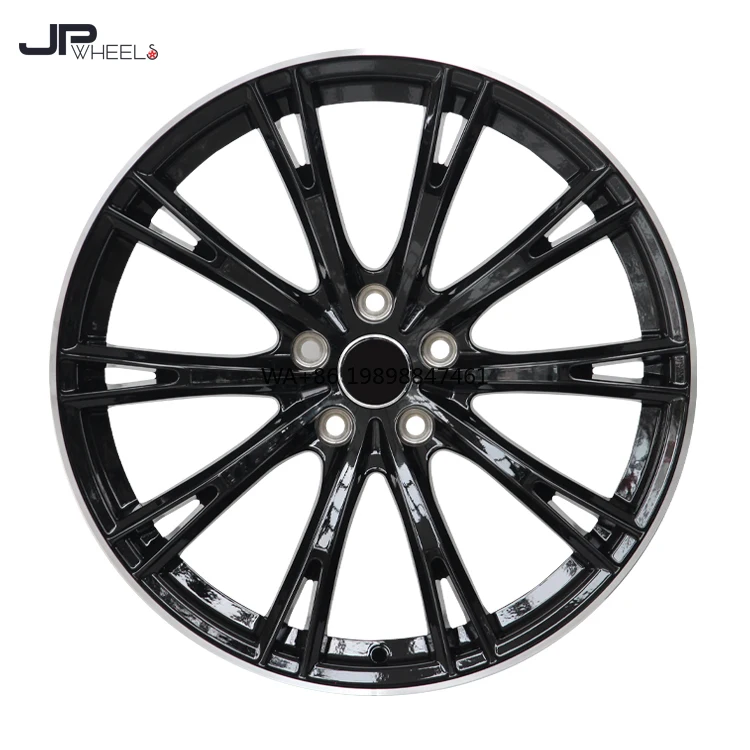 

Luxury Aluminum Car Rims 19 20 21 Inch 5 Holes PCD 5x112 New Black Finish for AUDI Use #01025