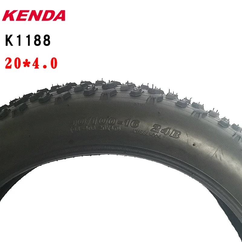 KENDA k1188 snow beach bike tyre 20inches 20*4.0 60TPI  5-30PSI bicycle fat tire extra wide inner and outer tire