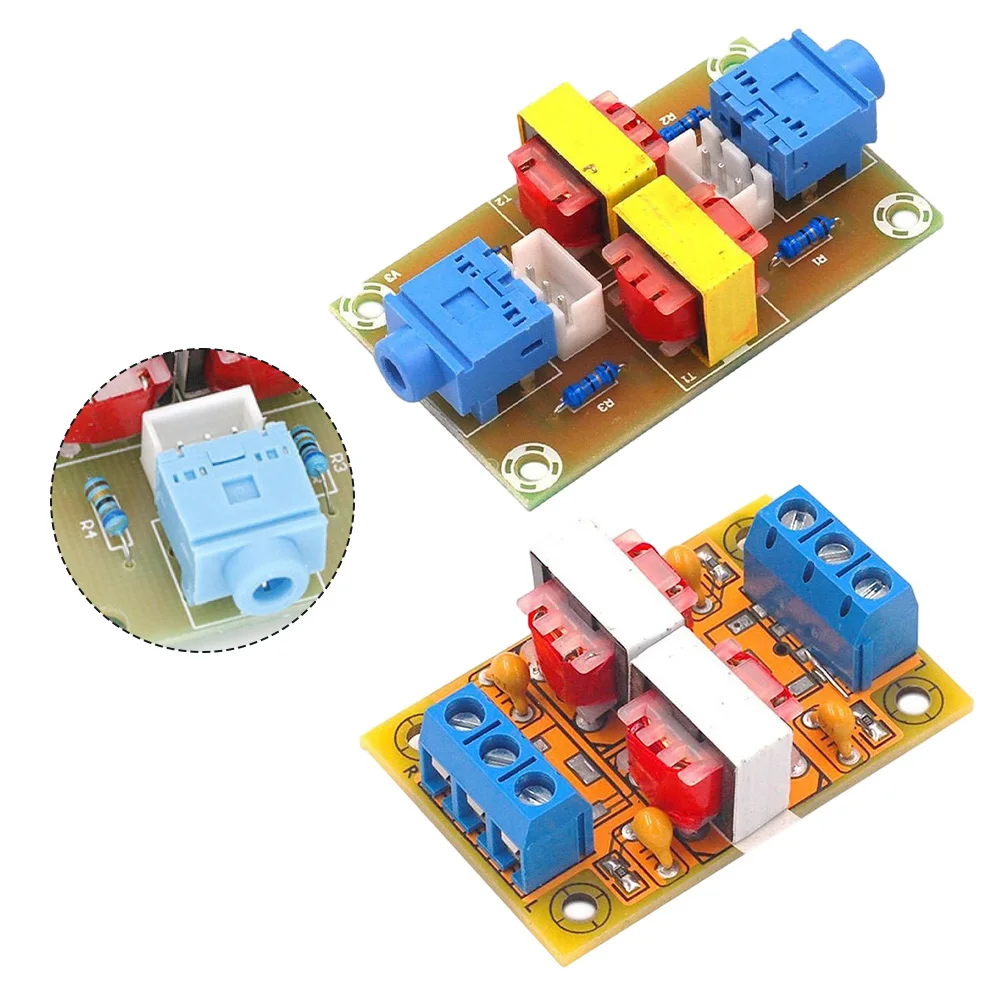 2pcs Audio Isolator Modules Computer Audio Noise Eliminator Noise Filter Electrical Equipment Supplies