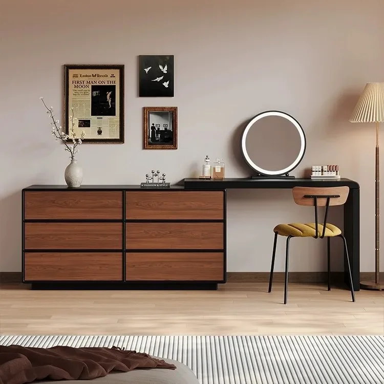 LDDressing Table Vanity Makeup Desk with Drawers Makeup Dresser Table Luxury Dresser Bedroom Adults Girls  Chest of Drawers