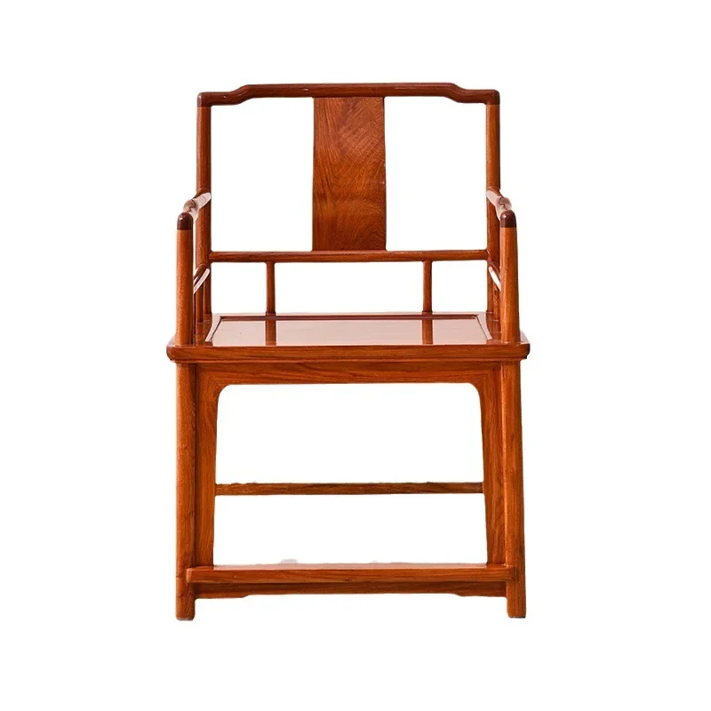 

Mahogany furniture Myanmar pear rose chair armchair three-piece set