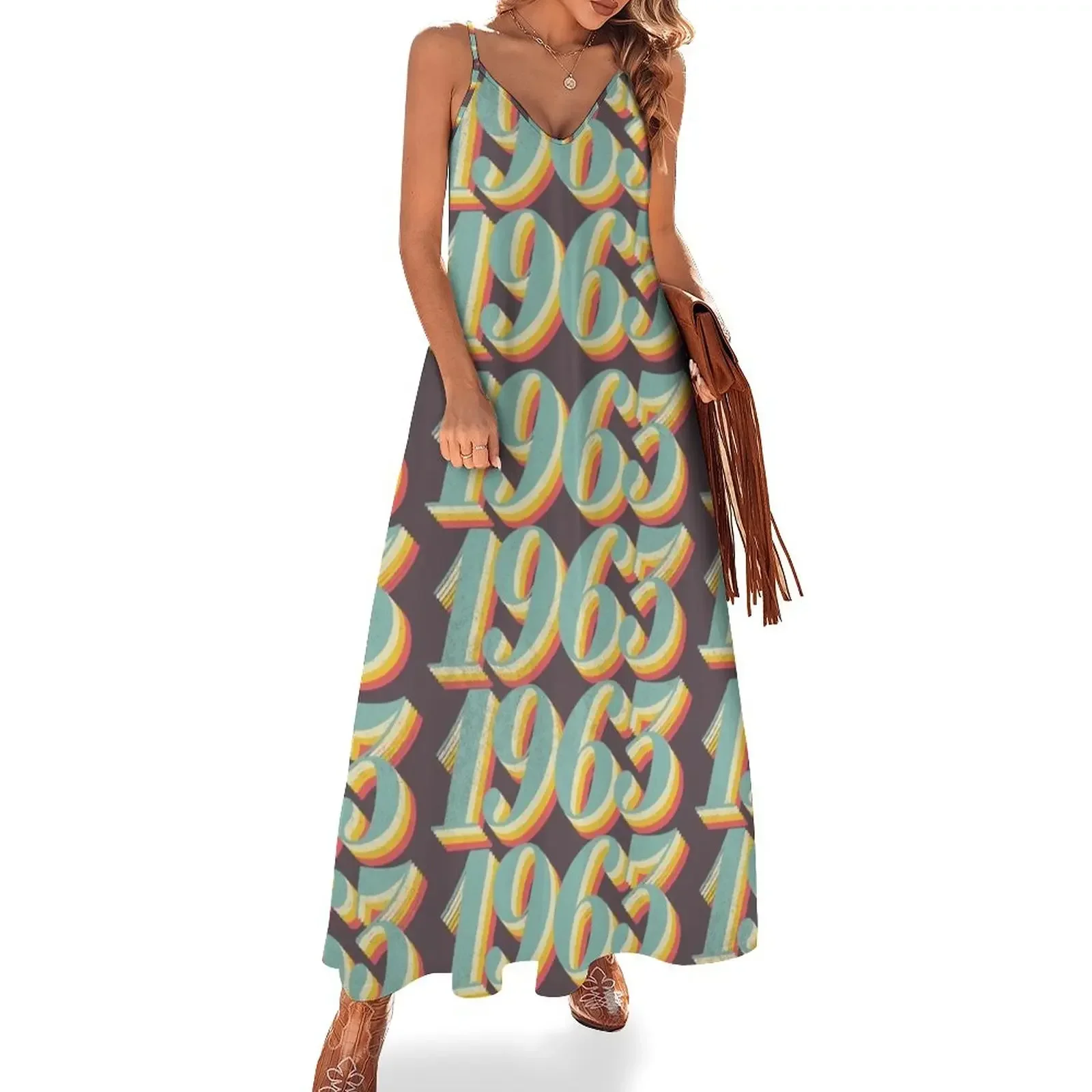 

born in 1963 Sleeveless Dress Women's summer dresses Women's dress summer dresses for women 2025 Dress