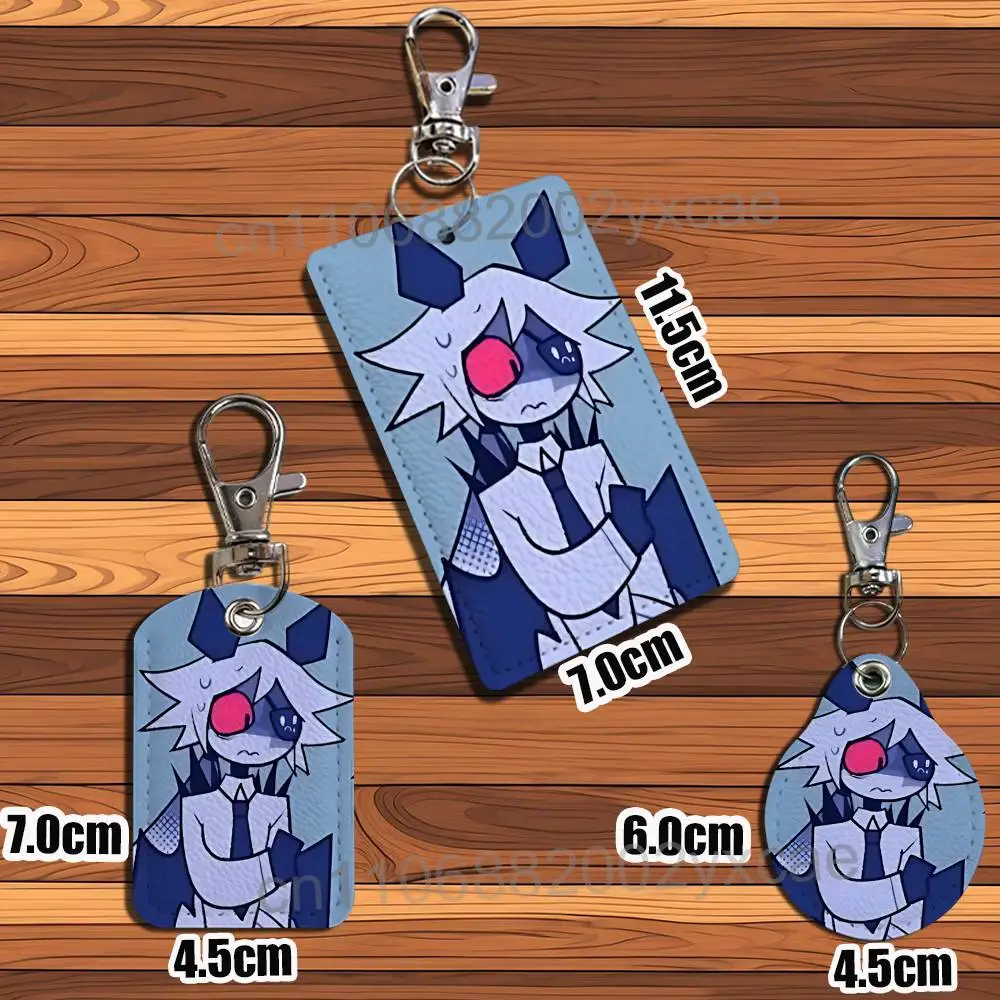 Mister Barrel Katieverse FPE Leather Keychain Badge Holder with Lanyard - ID/Access Card Holder, Key Ring Accessory, Gift Option - view 4