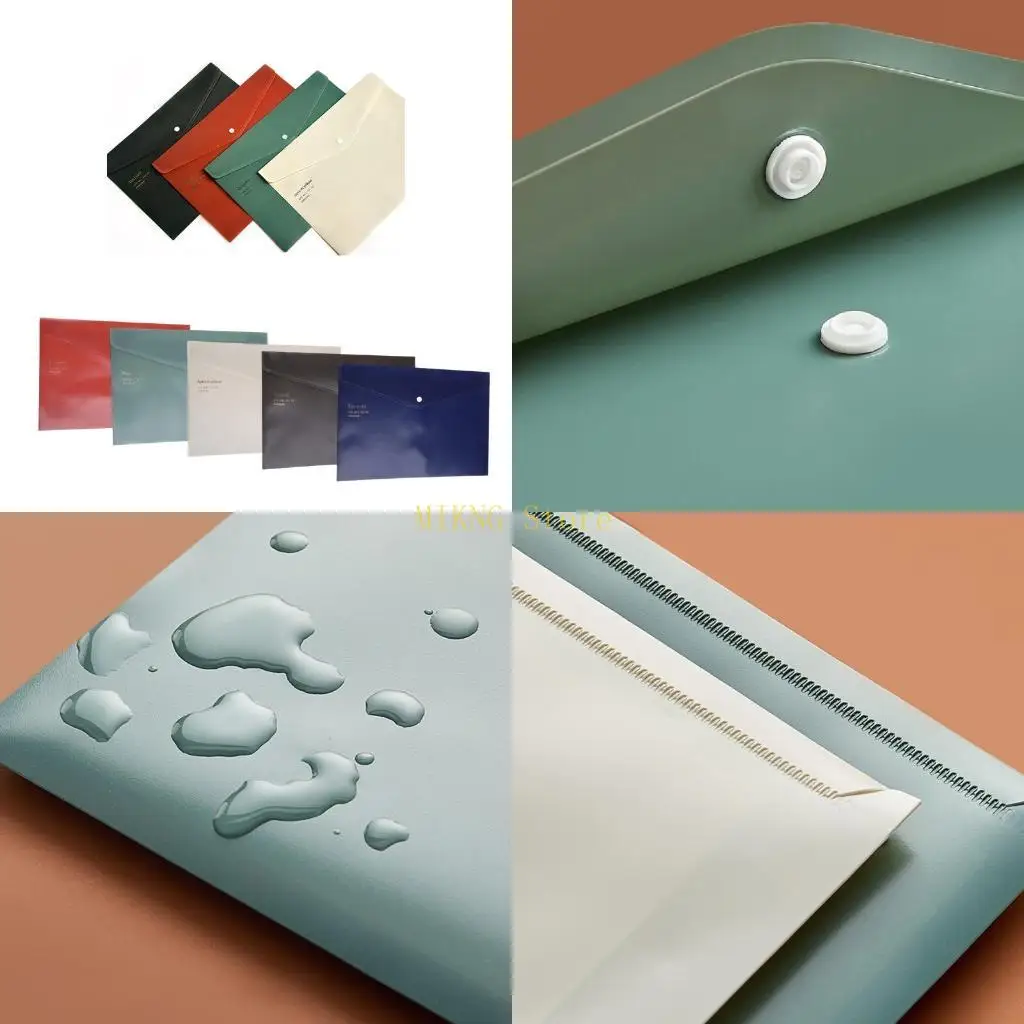 

Letter Size File Folder Larger Capacity Files Documents Storage Bag Random Color best sale