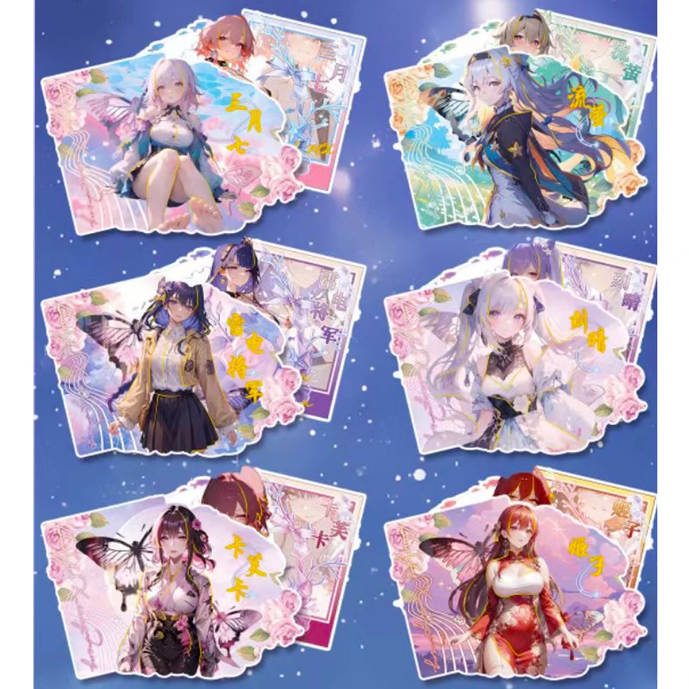 Goddess Story Collection Cards Fantasy Love Series Genshin Impact Anime Girl Sweet Atmosphere Rare Cards And Hobbies Toys Gift