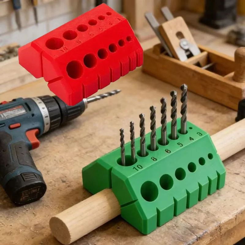 1-5PCS High Precision Ultra Durable 3D Printed Drill Guide Jig Hole Locator Tool for Perfect Woodworking DIY Alignment Projects