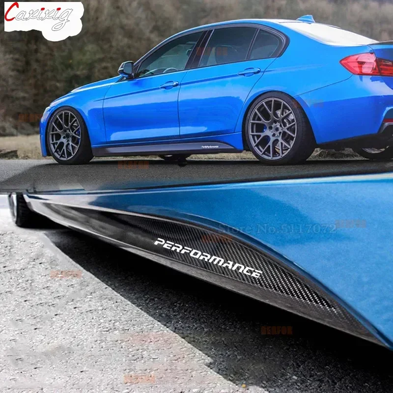 M Performance Door Side Skirt Hood Sticker Decal For BMW Series 1 F30 E90 G20 E60 F11 E46 X1 F31 F10 X3 F25 X5 F15 F48 X6 E71