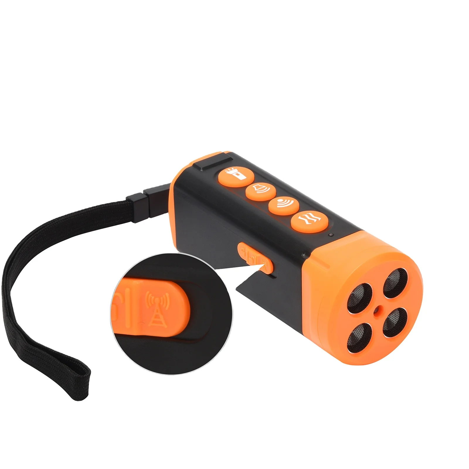 

4 Modes 2000mAh Anti Bark Control Device Ultrasonic Dog Bark Deterrent Made of ABS Material
