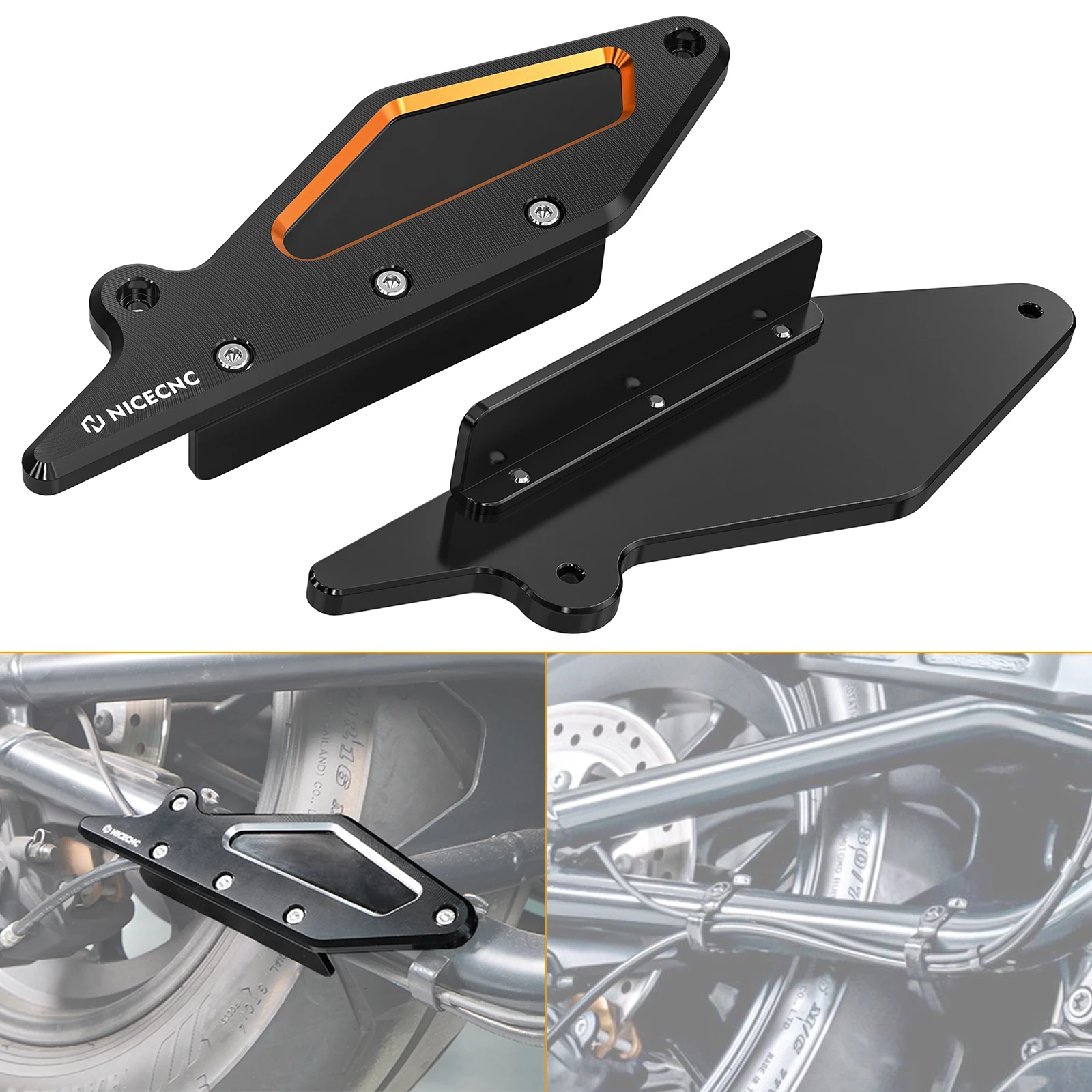 

Motorcycle Rear ABS Sensor Cable Brake Hose Guard Cover Protector for Harley RH1250S Sportster S 2021 2022 2023 2024