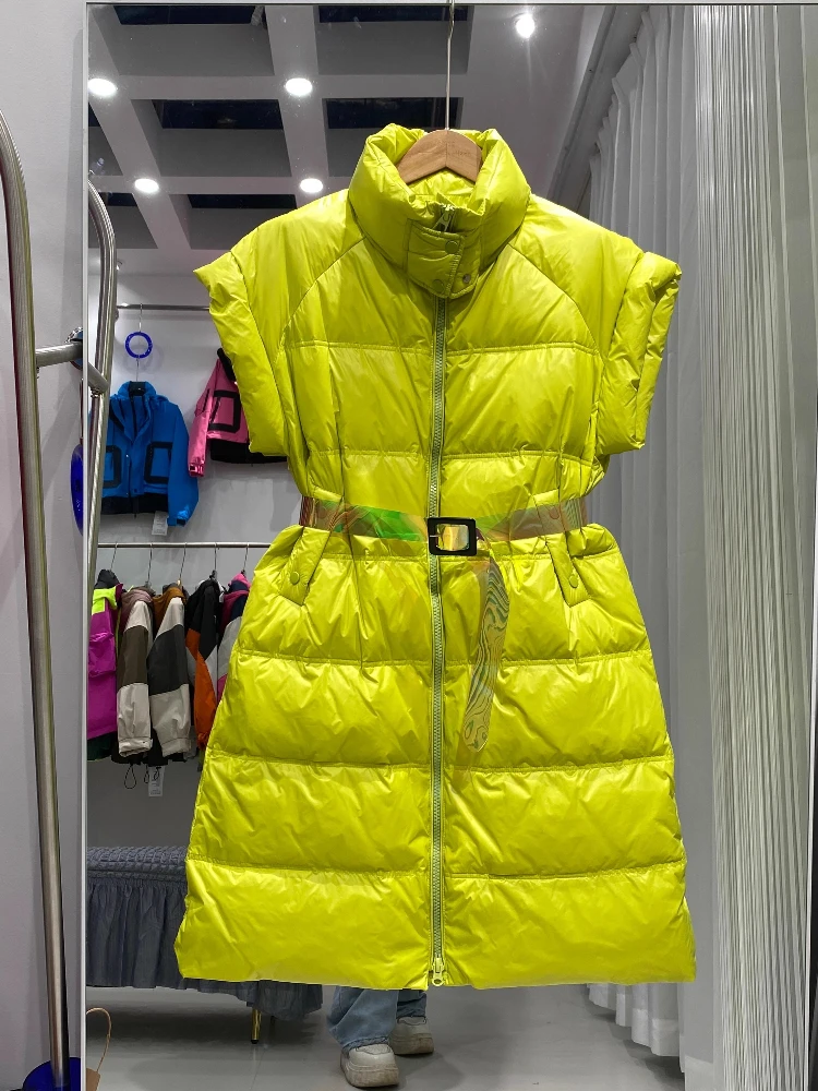 ストリートデニムコントラストダウンジャケット女性のファッショントレンディな取り外し可能なキャップパーカー厚く暖かい男性と女性のカップルのコート