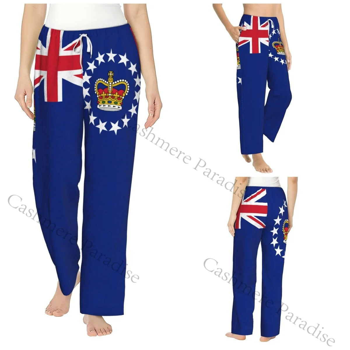 

Flag King Flannel Pajama Pants for Women Soft Warm Sleep Pants with Elastic Waistband