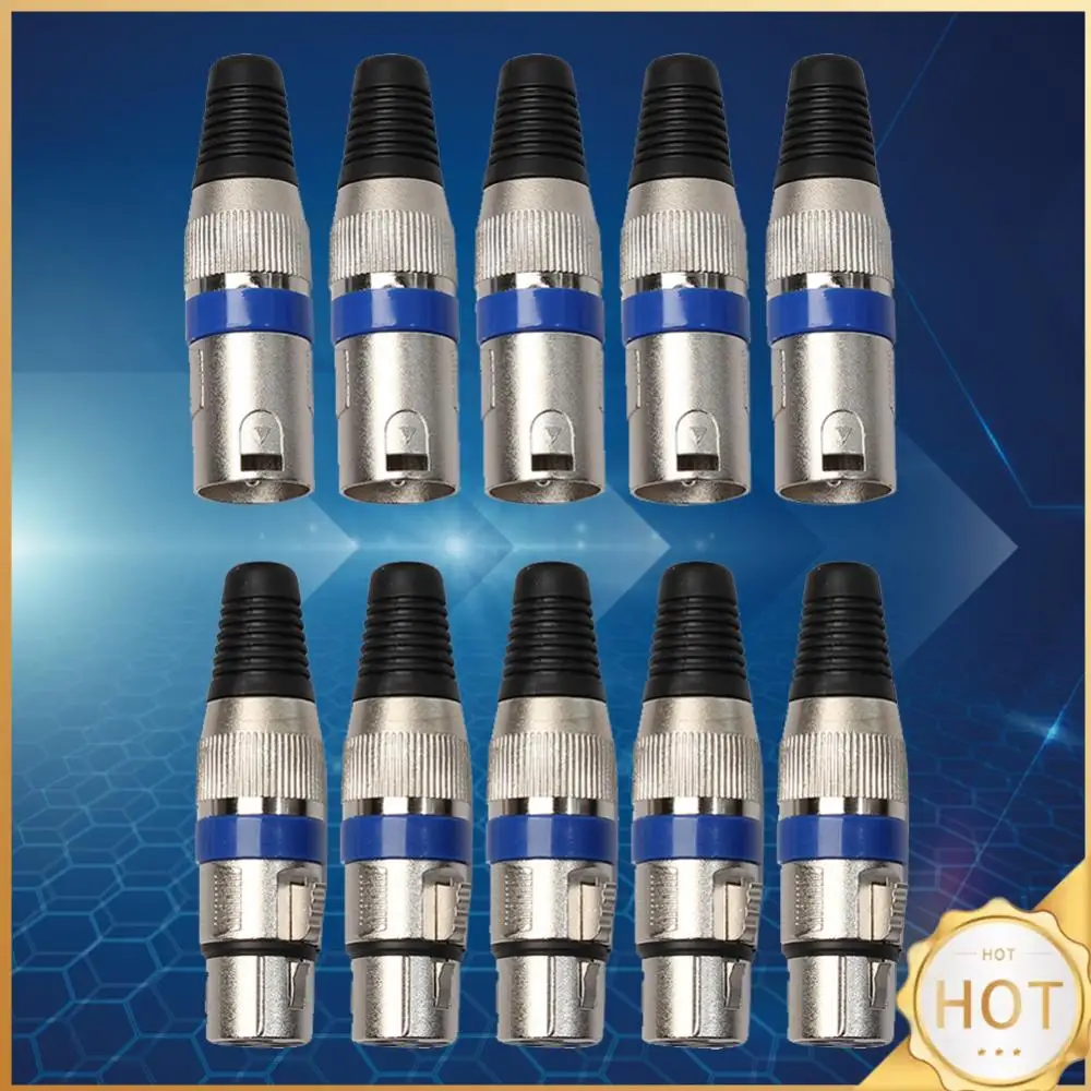 5-парный аудиомикрофонный кабель, портативный микрофонный адаптер, конвертер, практичный, удобный, многофункциональный для подключения видео