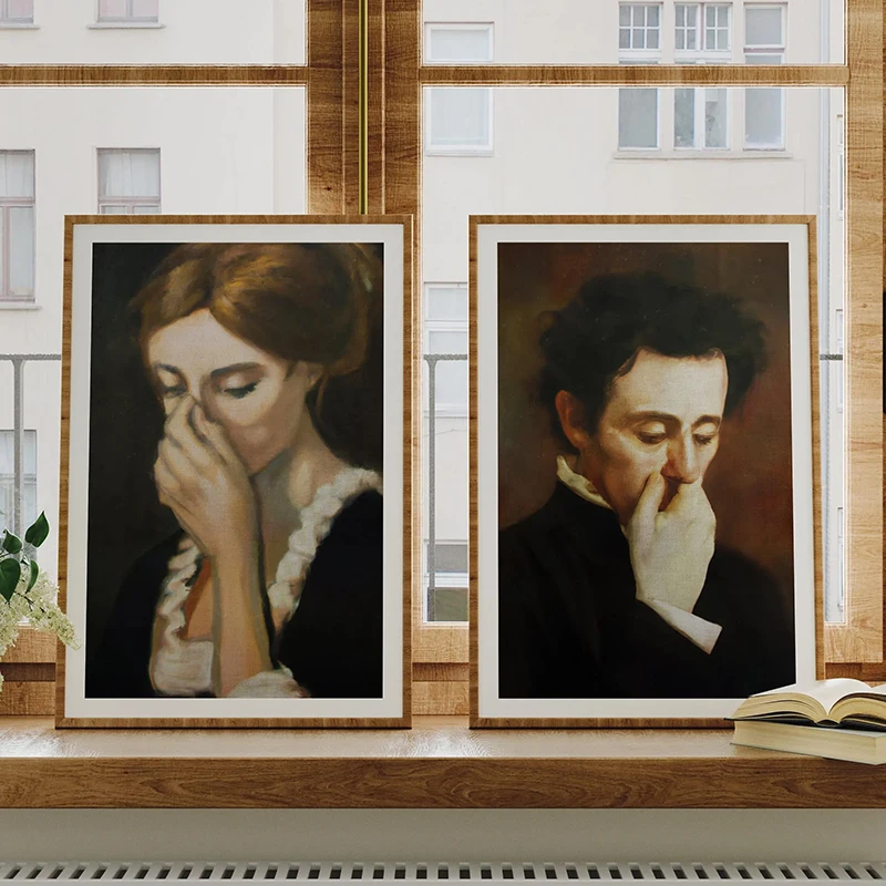 Divertido arte de pared para baño, decoración con diseño de mujer, pintura de diamantes clásica, póster vintage estilo mediados de siglo, humor inoportuado para el baño, regalo divertido