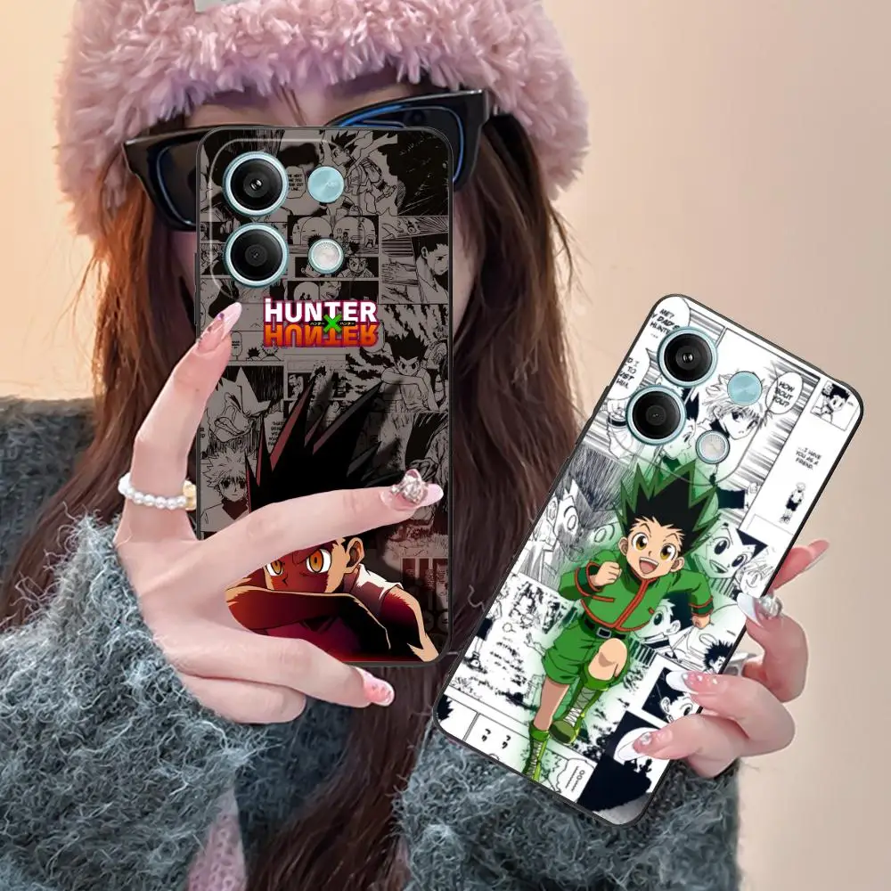 حافظة هاتف محمول من Hunter Gon لهاتف Xiaomi Redmi Note 14 13 12 11 S Pro Plus 4G 5G غطاء طباعة ملون غطاء فاخر جميل #4
