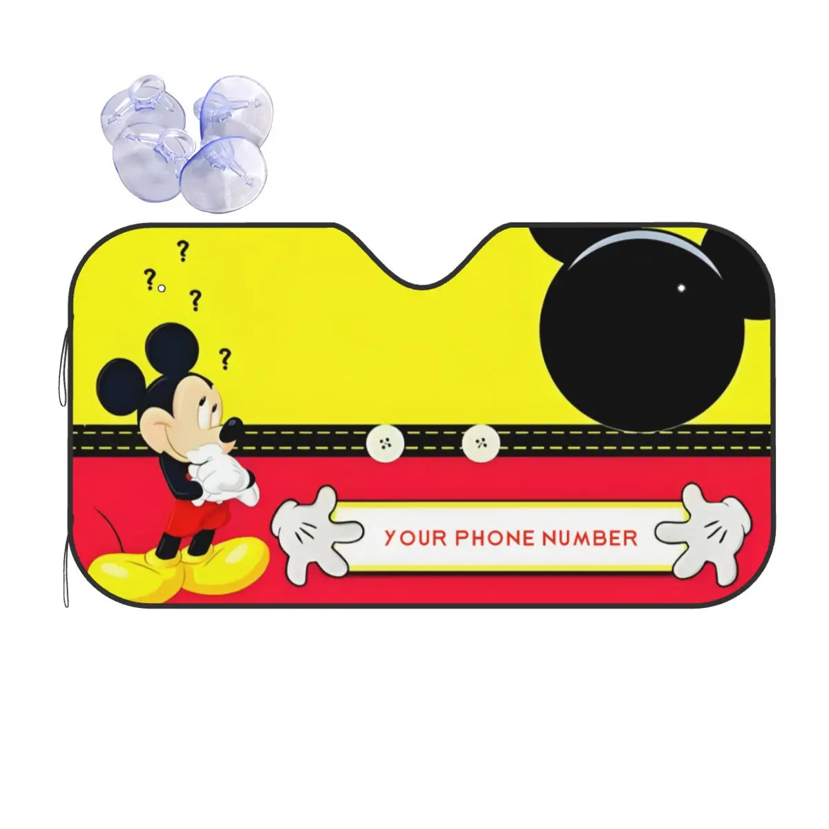 

Модный солнцезащитный козырек с изображением Микки и Минни на лобовое стекло 76x140 см, солнцезащитный козырек из алюминиевой фольги, защита от пыли