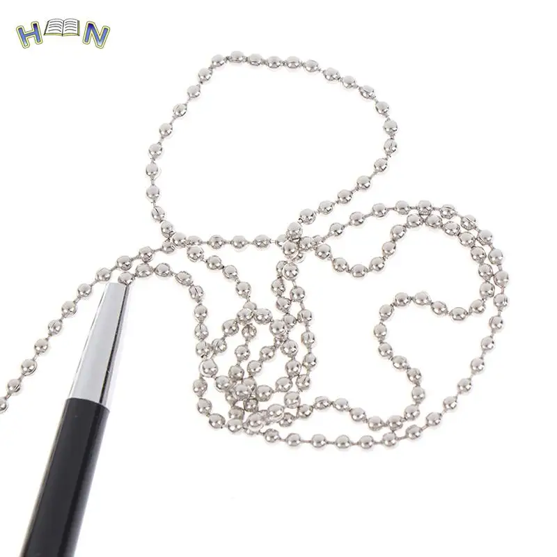 1pc Black Metal Desk Rope Ballpoint Pen Signature Pen Learn Office School Stationery