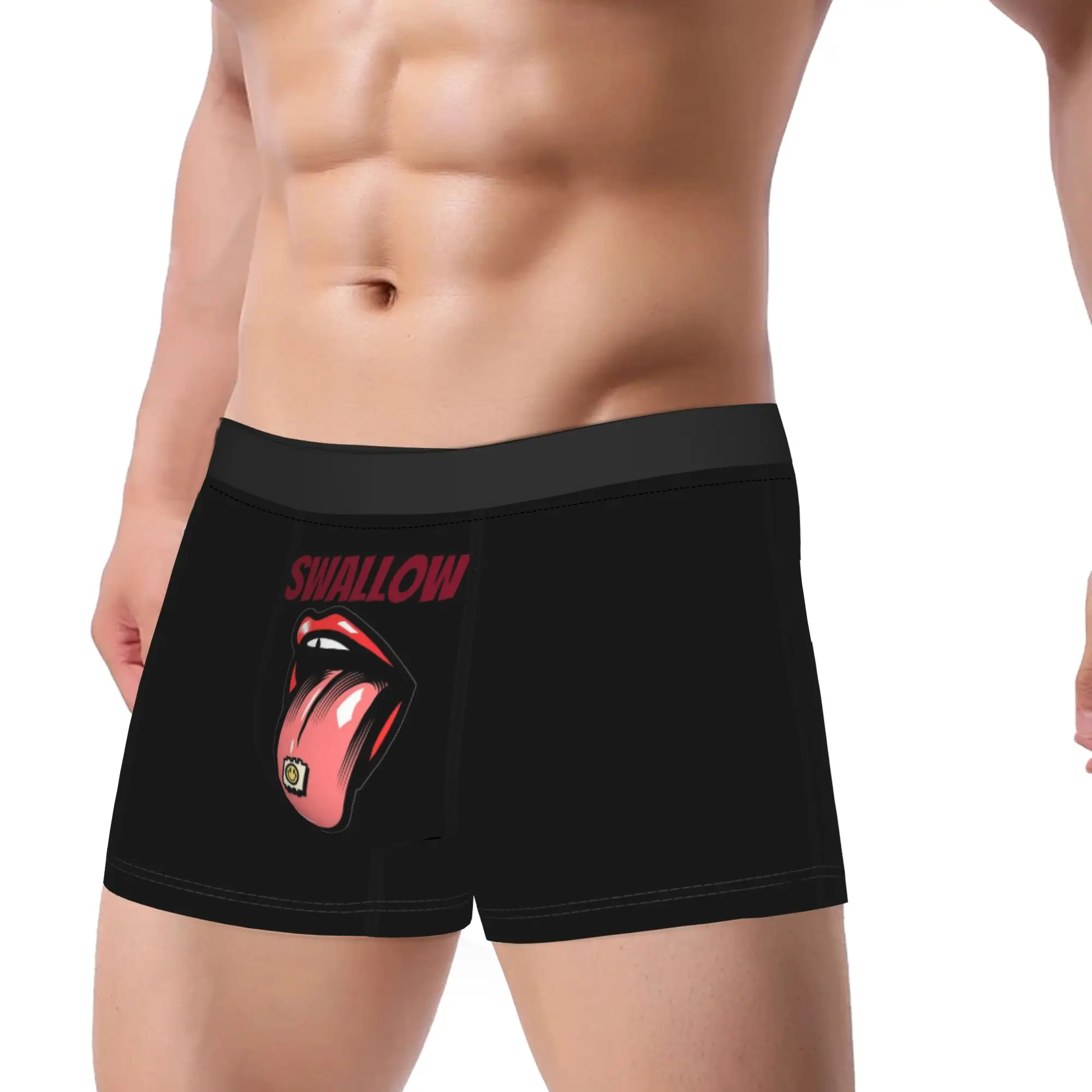 Humor Boxer Shorts Panties Briefs Men's Always Swallow Underwear  Soft Underpants for Homme M-XXL