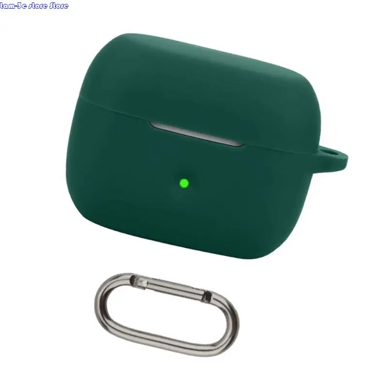 D0UA أذن سماعة الجلد السيليكون العلبة مقاومة للماء مقاومة للماء ضد غلاف الوقاية من أضرار الغطاء الوقائي